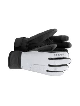 Craft Siberian 2.0 fietshandschoenen zilver/zwart unisex