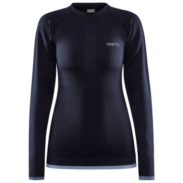 Craft ADV Warm Intensity ondershirt lange mouw zwart dames 