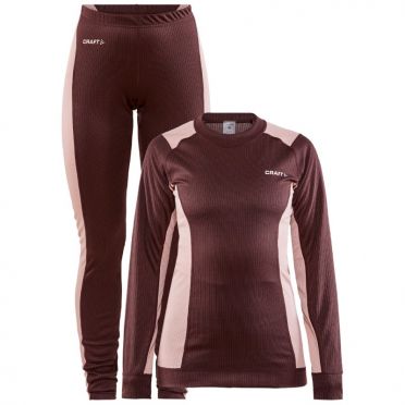 Craft Core Dry thermo onderkleding set rood dames 