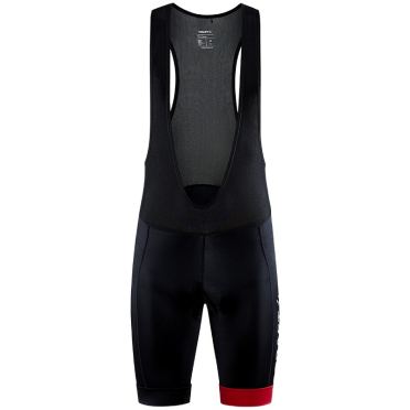 Craft Core Endurance bibshort zwart/rood heren 