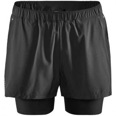 Craft Advanced Essence 2-in-1 stretch short zwart heren 