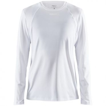 Craft Essence slim hardloopshirt LS wit dames