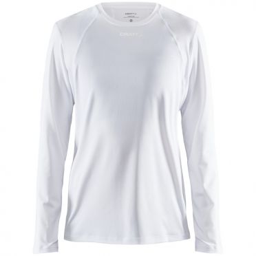 Craft Essence slim hardloopshirt LS wit dames 