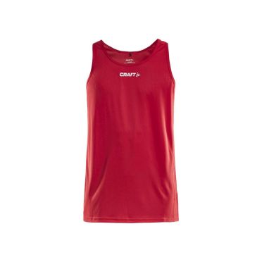 Craft Rush singlet shirt mouwloos rood heren 