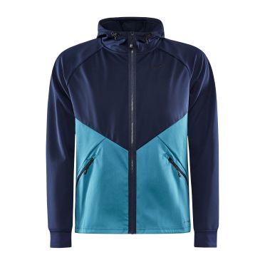 Craft Glide hood jack blauw heren