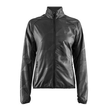 Craft Eaze hardloopjack zwart dames 