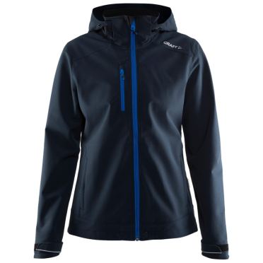 Craft Light softshell winterjas donkerblauw dames 