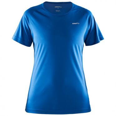 Craft Prime korte mouw hardloopshirt blauw dames 