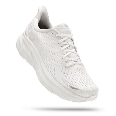 Hoka One One Clifton 8 hardloopschoenen wit dames