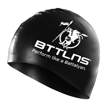 BTTLNS Siliconen badmuts zwart Absorber 2.0