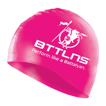 BTTLNS Siliconen badmuts neon-roze Absorber 2.0
