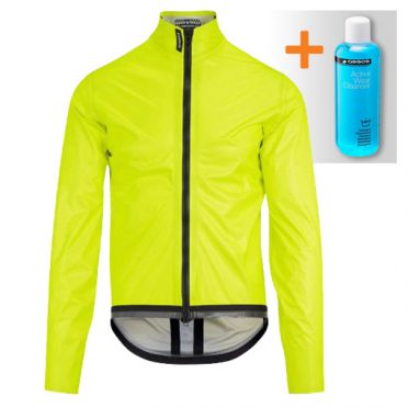 Assos Equipe RS Schlosshund regenjacket Fluo geel unisex