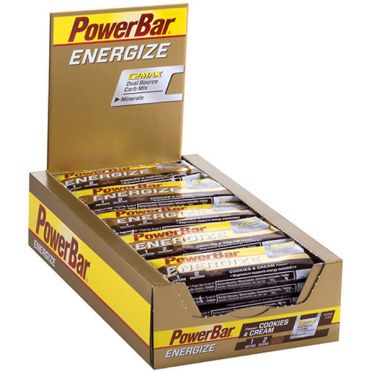 Powerbar Energize bar energiereep cookies & cream 25 x 55 gram