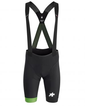 Assos S9 Equipe RS bibshort zwart/groen heren