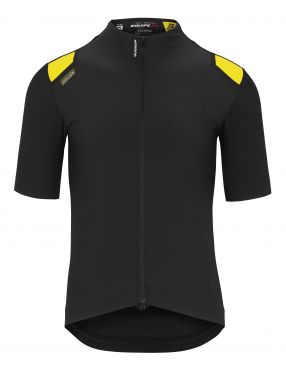 Assos Equipe RS Spring fall Aero korte mouw fietsshirt zwart heren