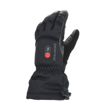 SealSkinz Extreme cold weather verwarmde handschoenen zwart