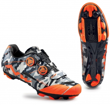 Northwave Extreme XCM MTB mountainbikeschoen zwart/oranje-fluo heren