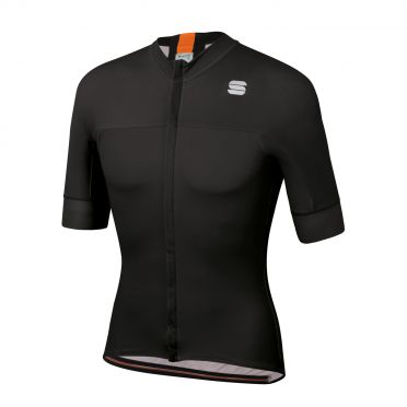 Sportful Bodyfit pro classic fietsshirt korte mouwen zwart/oranje heren 