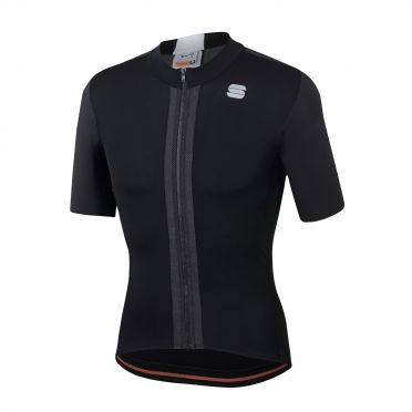 Sportful Strike fietsshirt korte mouwen zwart heren 