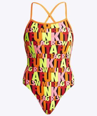 Funkita Swim Girl Swim Strapped In badpak dames