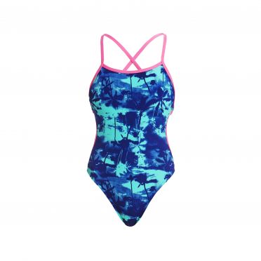 Funkita Hawaiian skies Cut away badpak dames