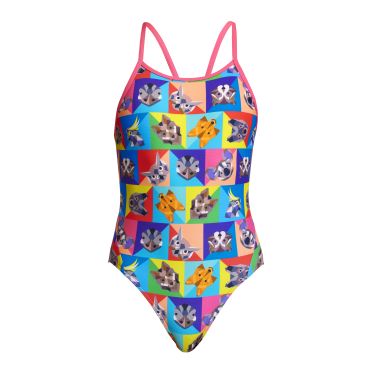 Funkita Rat Pack diamond back badpak meisjes