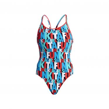 Funkita Swim squad diamond back badpak dames