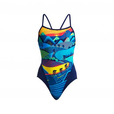 Funkita Allez Allez single strap badpak dames