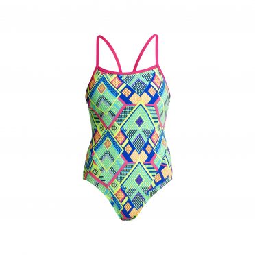 Funkita Diamond fire single strap badpak dames