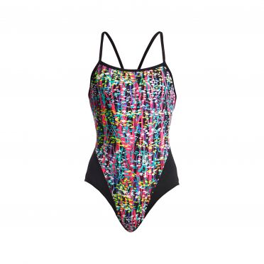 Funkita Flickering forest single strap badpak dames