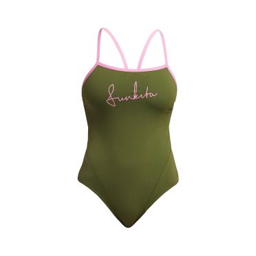 Funkita Glamo Camo Single Strap badpak dames 