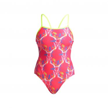 Funkita Sweet skulls single strap badpak dames