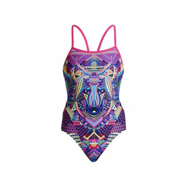 Funkita Wolf pack single strap badpak dames