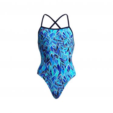 Funkita Blue bird strapped in badpak dames