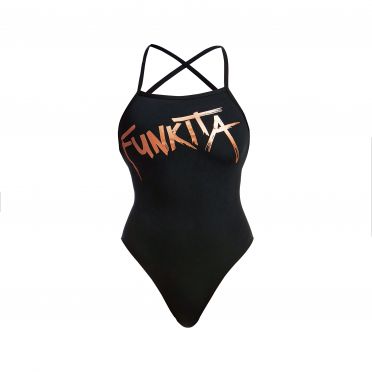 Funkita Bronzed strapped in badpak dames
