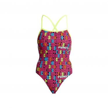 Funkita Code breaker strapped in badpak dames