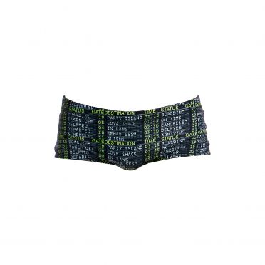 Funky Trunks Departure board Plain front trunk zwembroek heren