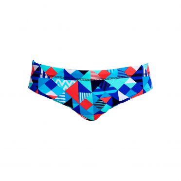 Funky Trunks Check republic Classic brief zwembroek heren