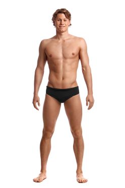 Funky Trunks Still black Classic brief zwembroek heren