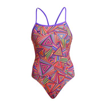 Funkita Trihard Single Strap badpak dames