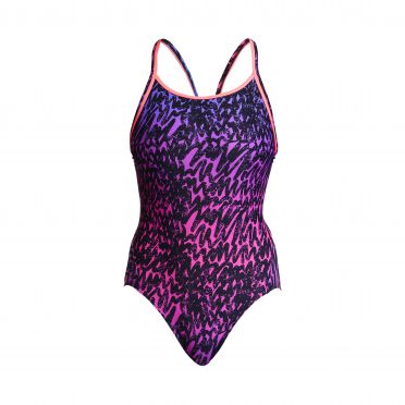 Funkita Spray Cool diamond back badpak dames