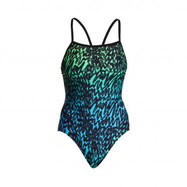 Funkita Spraying Alive single strap badpak dames