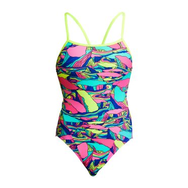 Funkita Bright Bergs single strap badpak dames