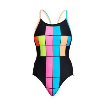 Funkita Building Blocks diamond back badpak dames