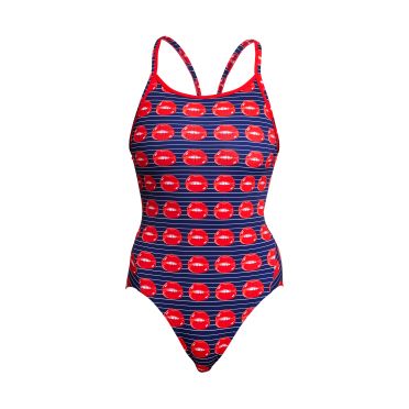 Funkita Lip Service diamond back badpak dames