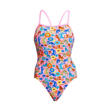 Funkita Feline Fiesta single strap badpak dames