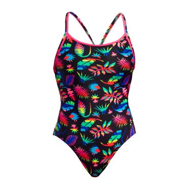 Funkita Lost Leaf diamond back badpak dames 