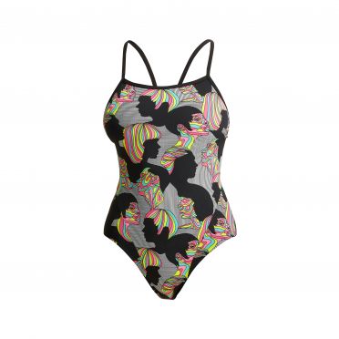 Funkita Face Off single strap badpak dames