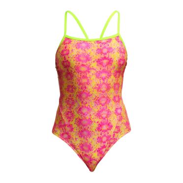 Funkita Poison Pink single strap badpak dames 