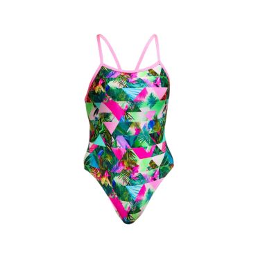 Funkita Sub Lime single strap badpak dames 